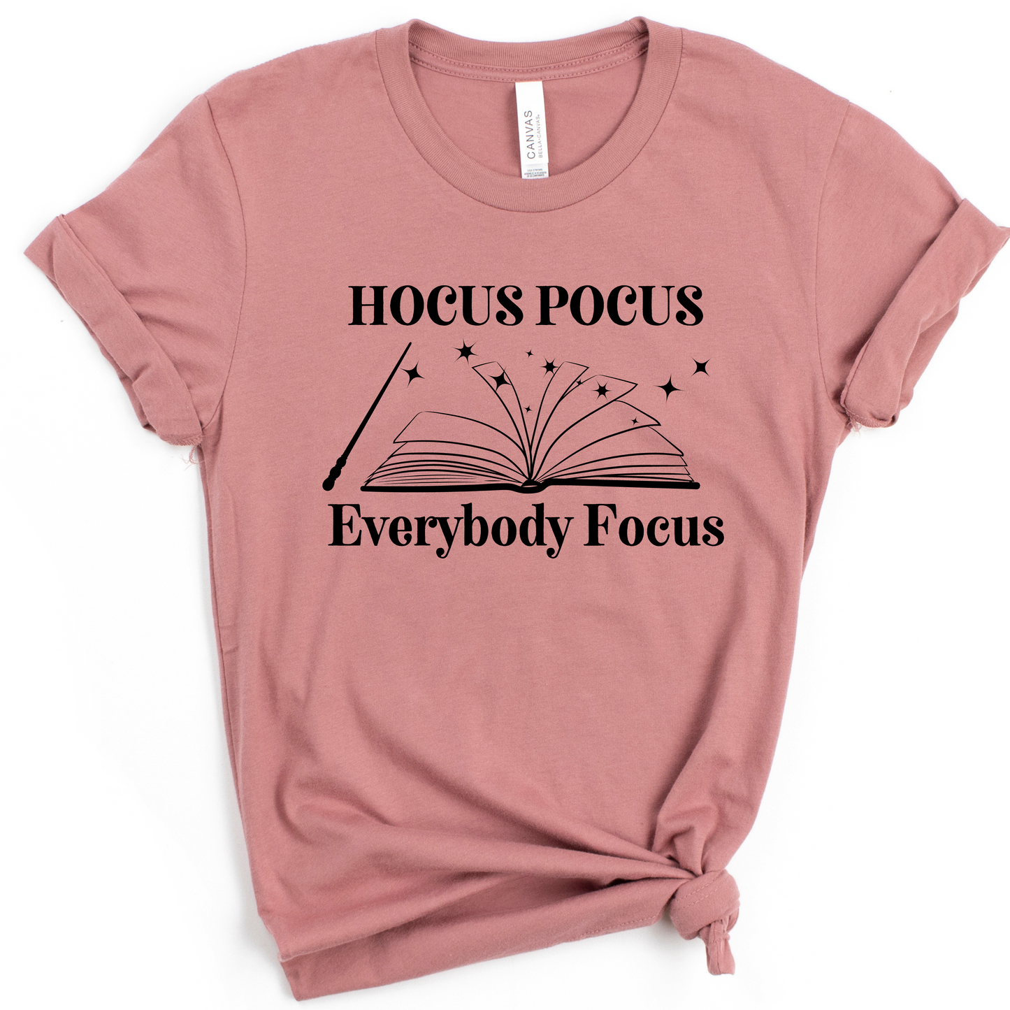 Hocus Pocus Everybody Focus Halloween Teacher Shirt