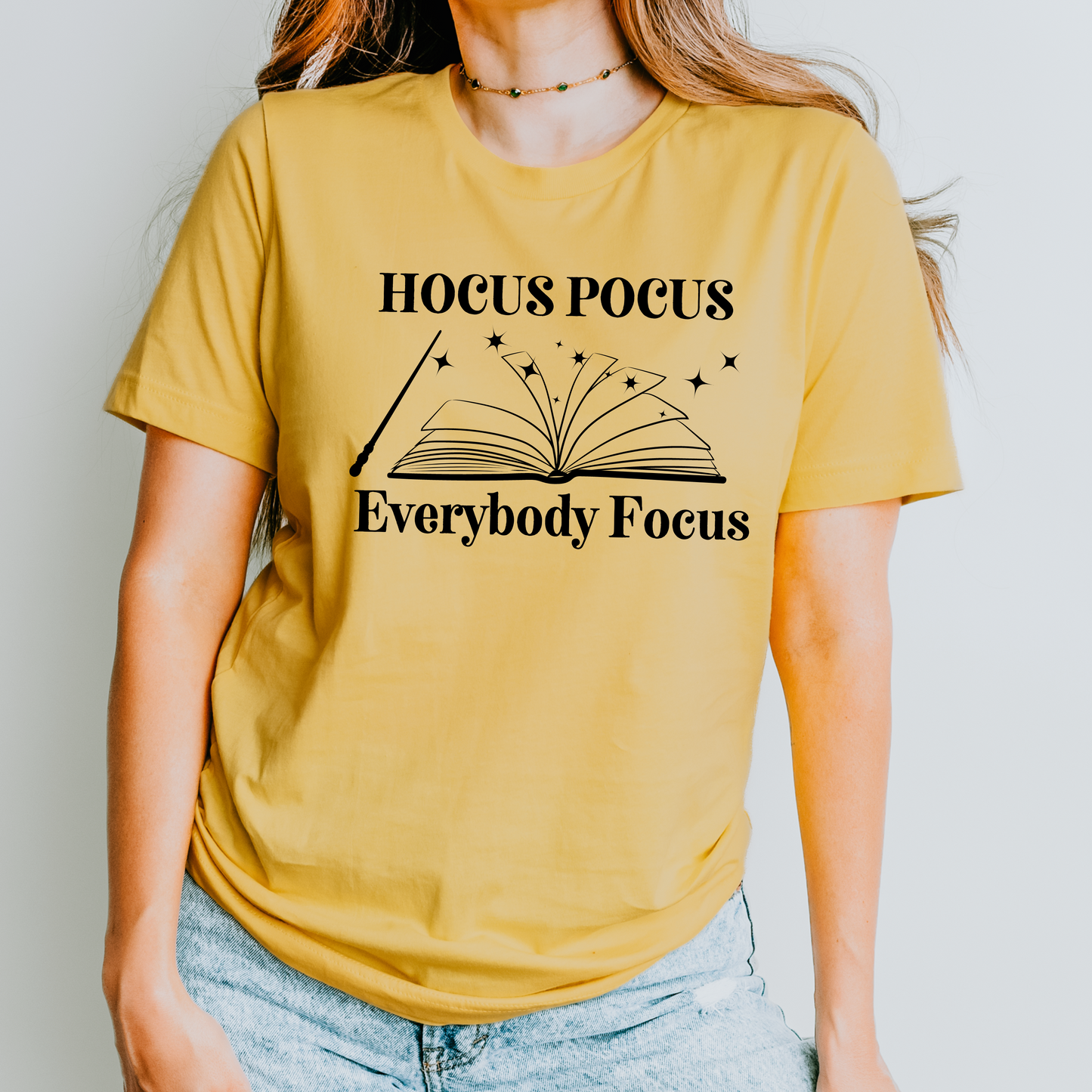 Hocus Pocus Everybody Focus Halloween Teacher Shirt