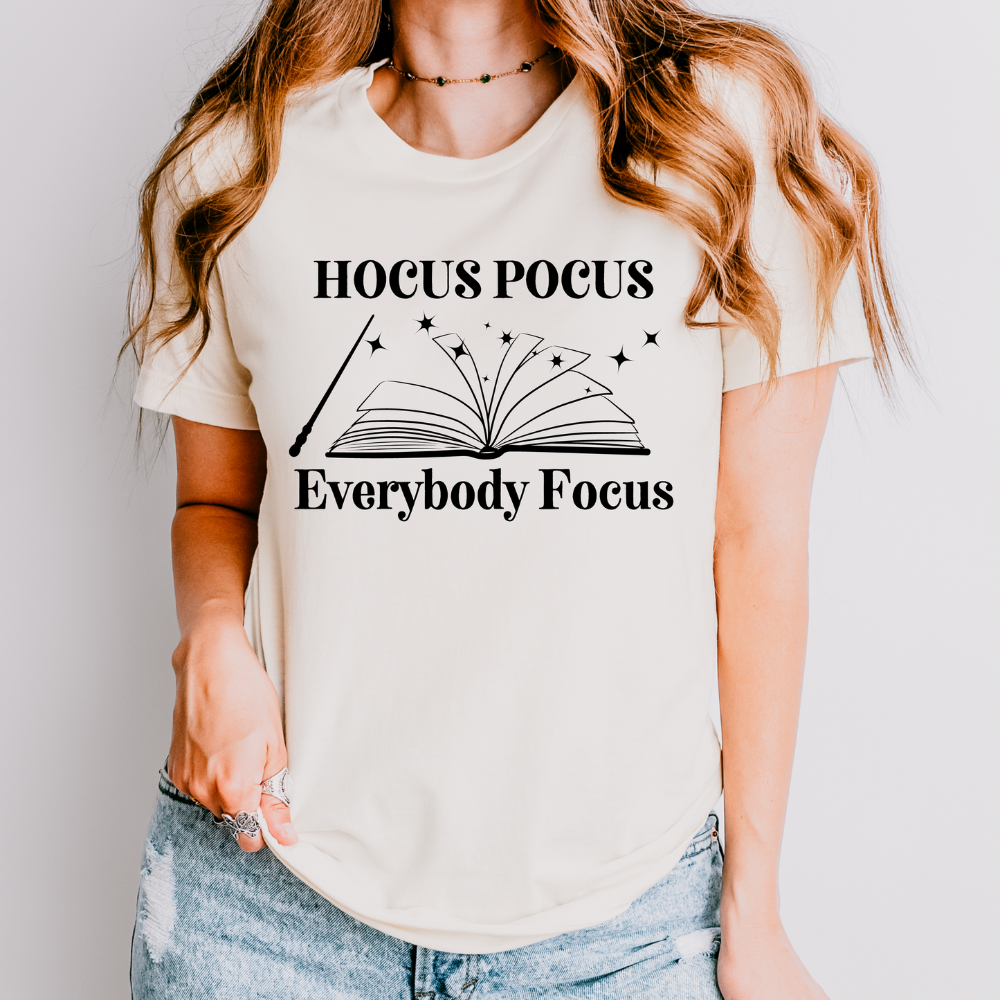 Hocus Pocus Everybody Focus Halloween Teacher Shirt