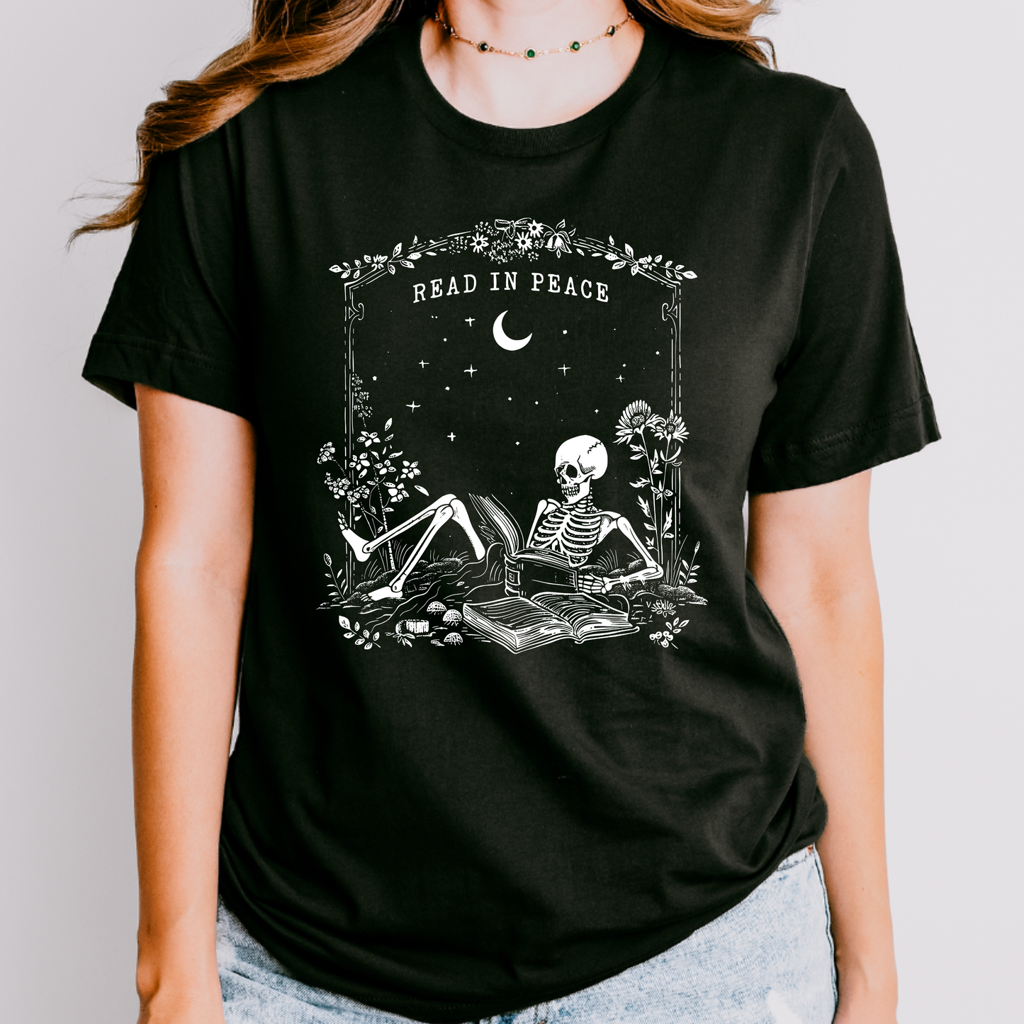 Read In Peace Halloween Teacher Shirt