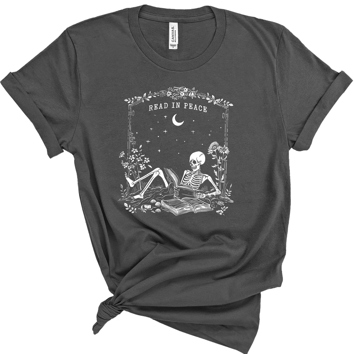 Read In Peace Halloween Teacher Shirt