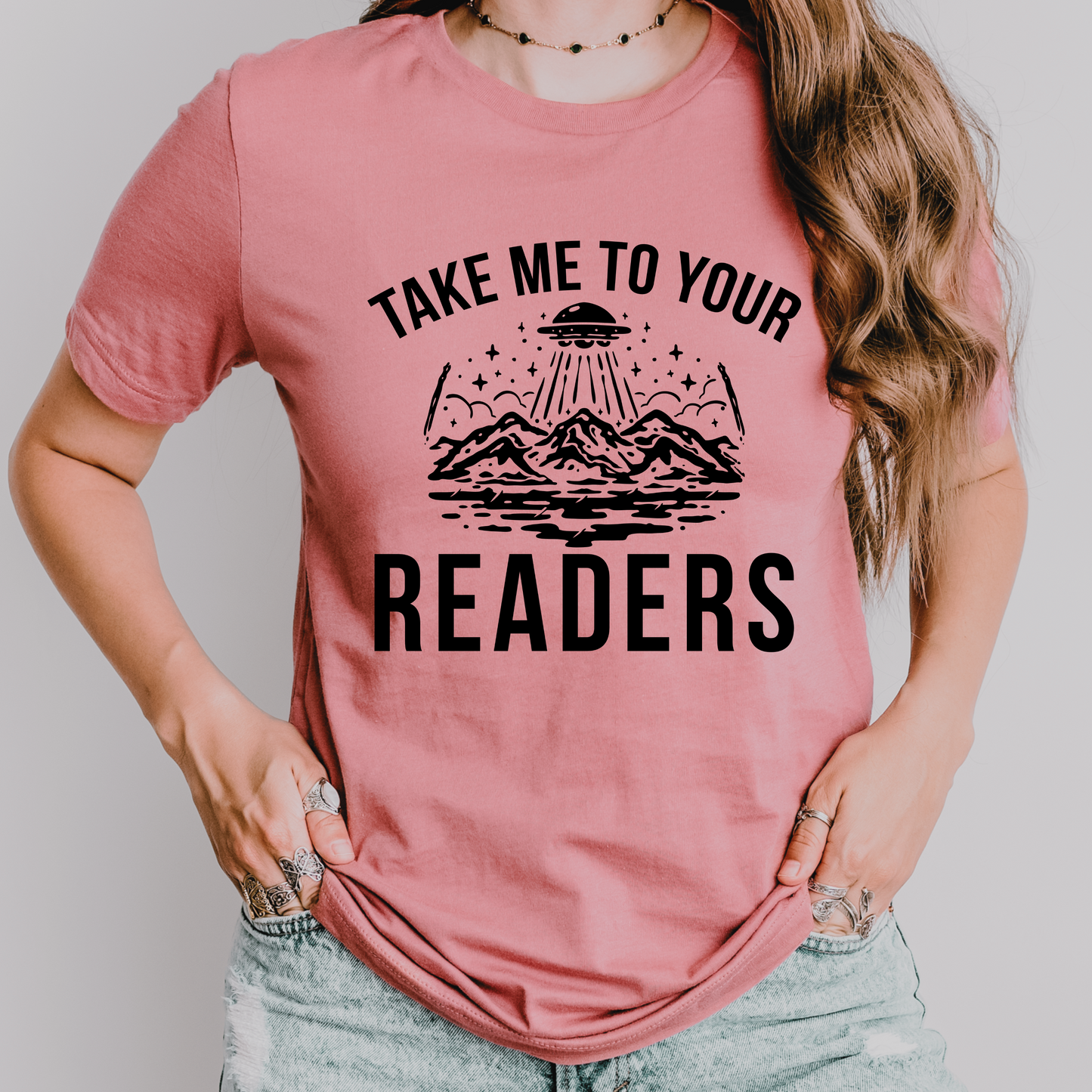 Take Me To Your Readers Teacher Shirt