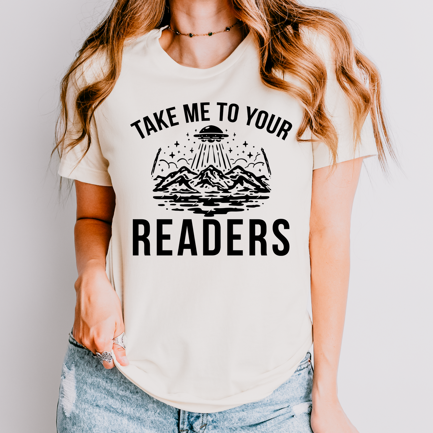 Take Me To Your Readers Teacher Shirt