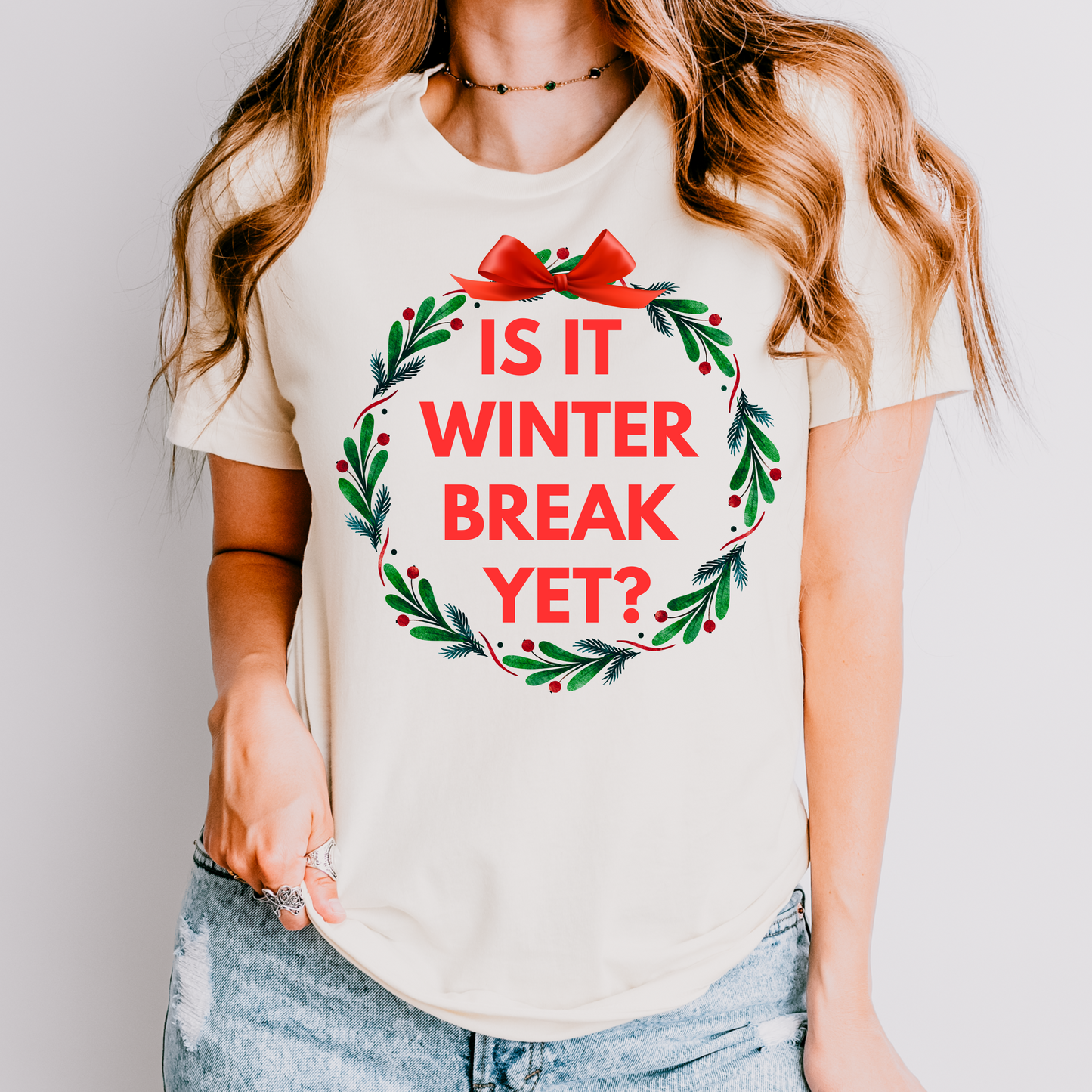 teacher shirt is it winter break yet 