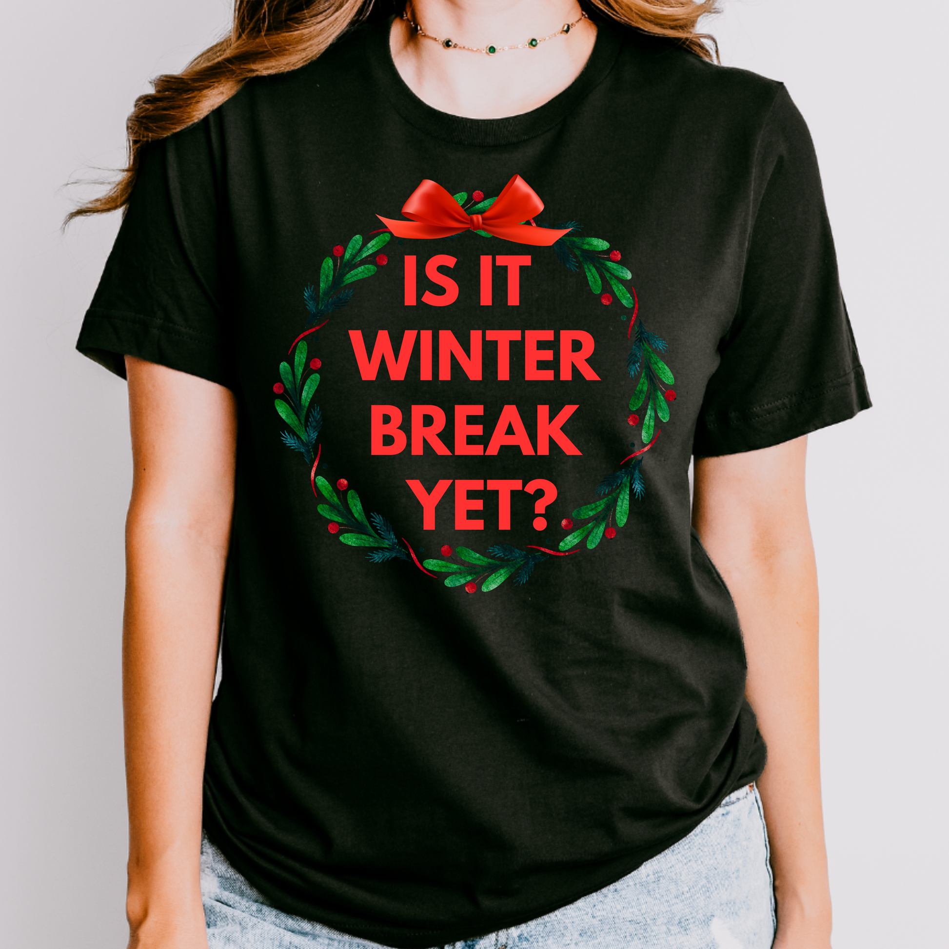 teacher shirt is it winter break yet 