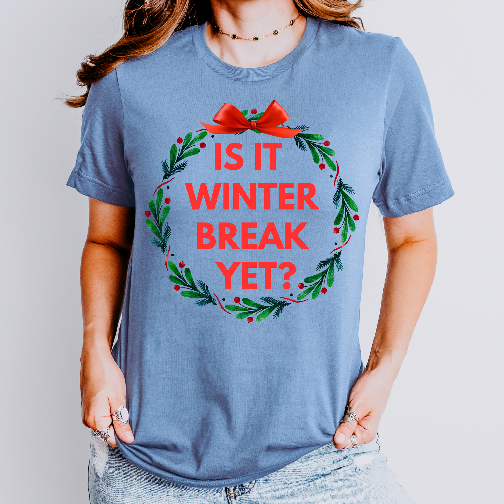 teacher shirt is it winter break yet  gift