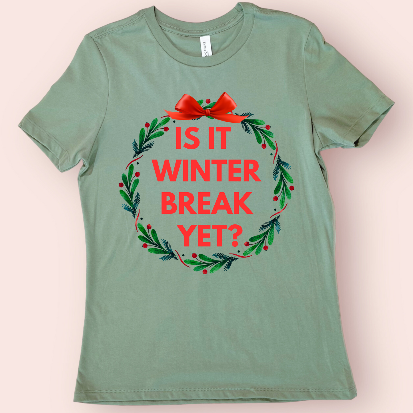 teacher shirt is it winter break yet gift