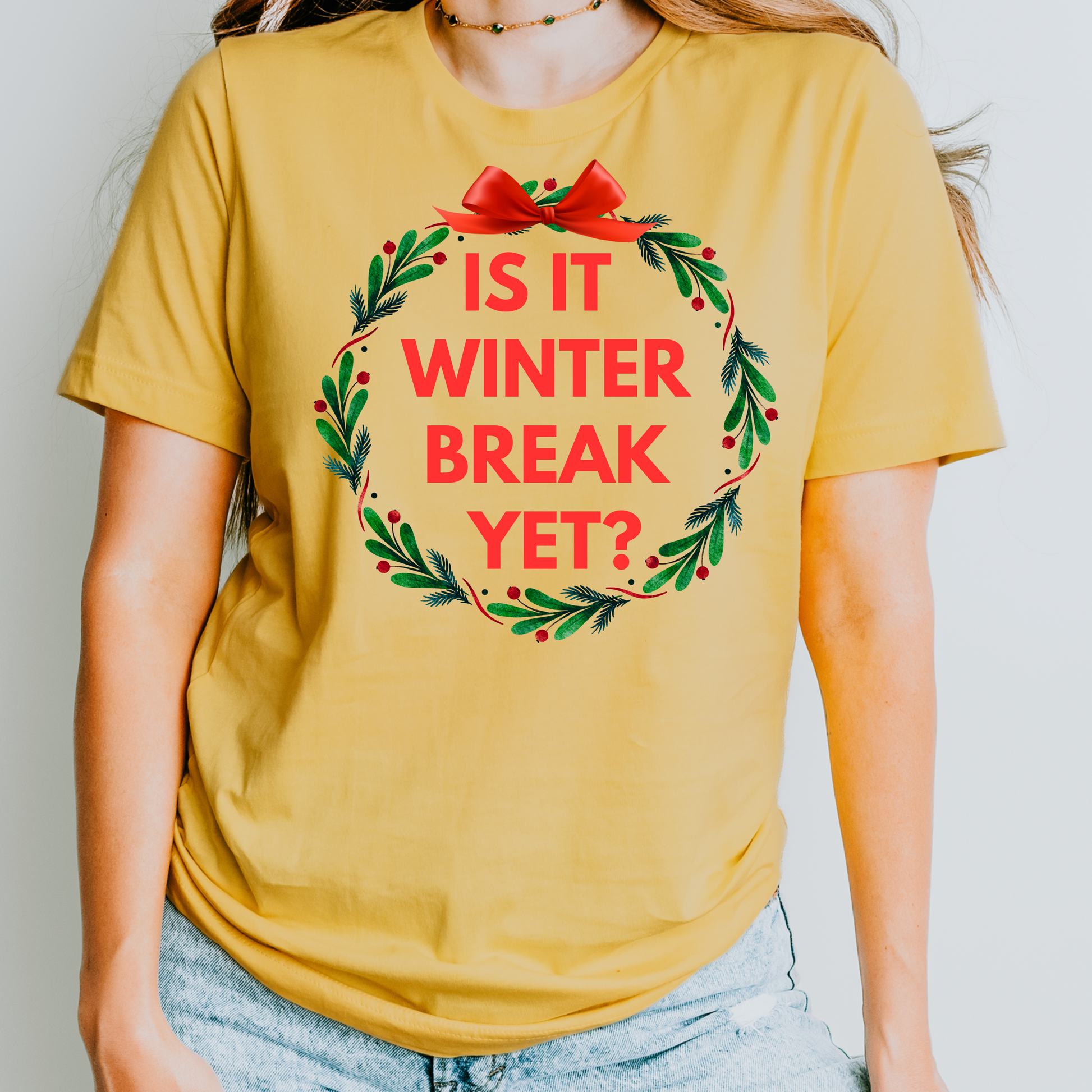 teacher shirt is it winter break yet gift