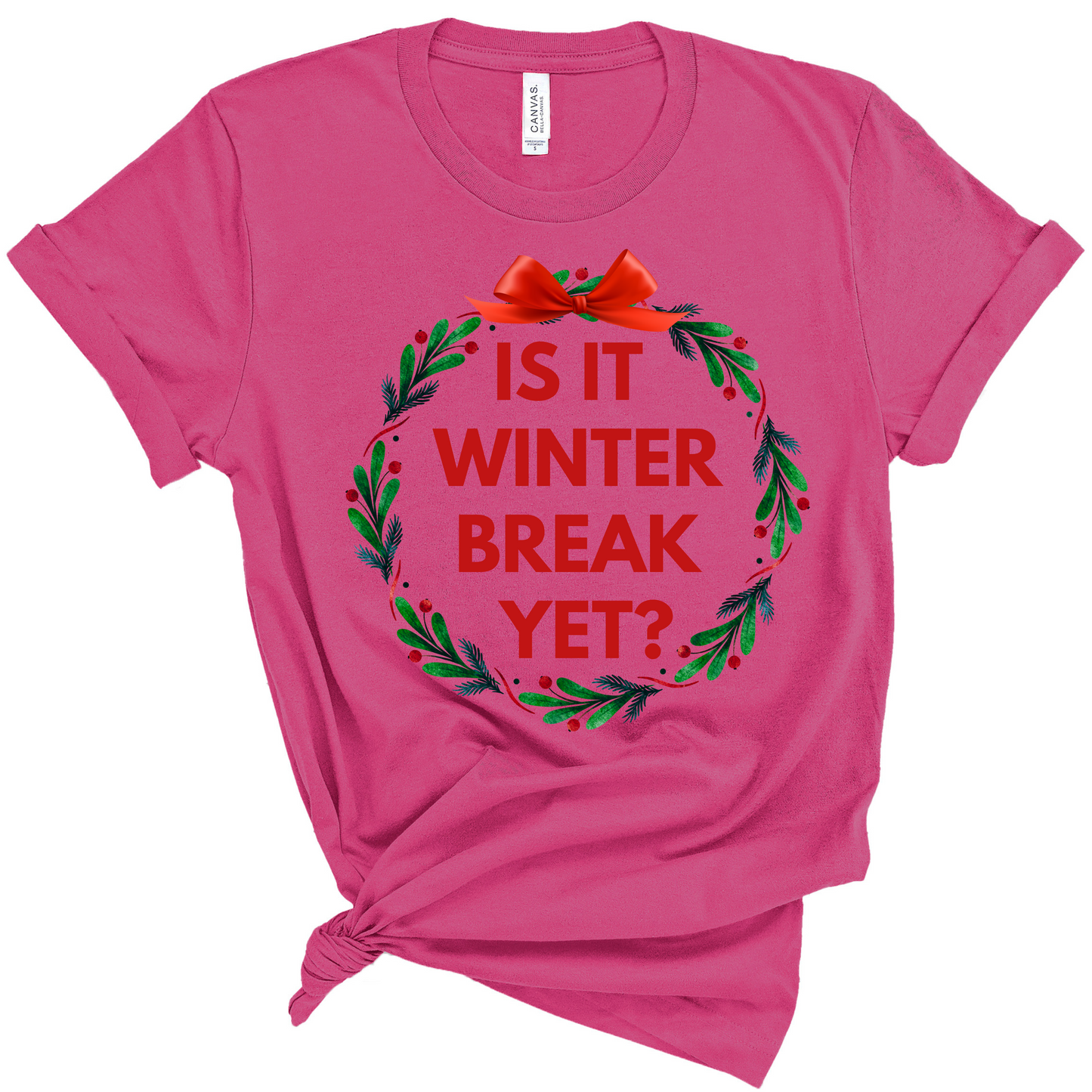teacher shirt is it winter break yet gift
