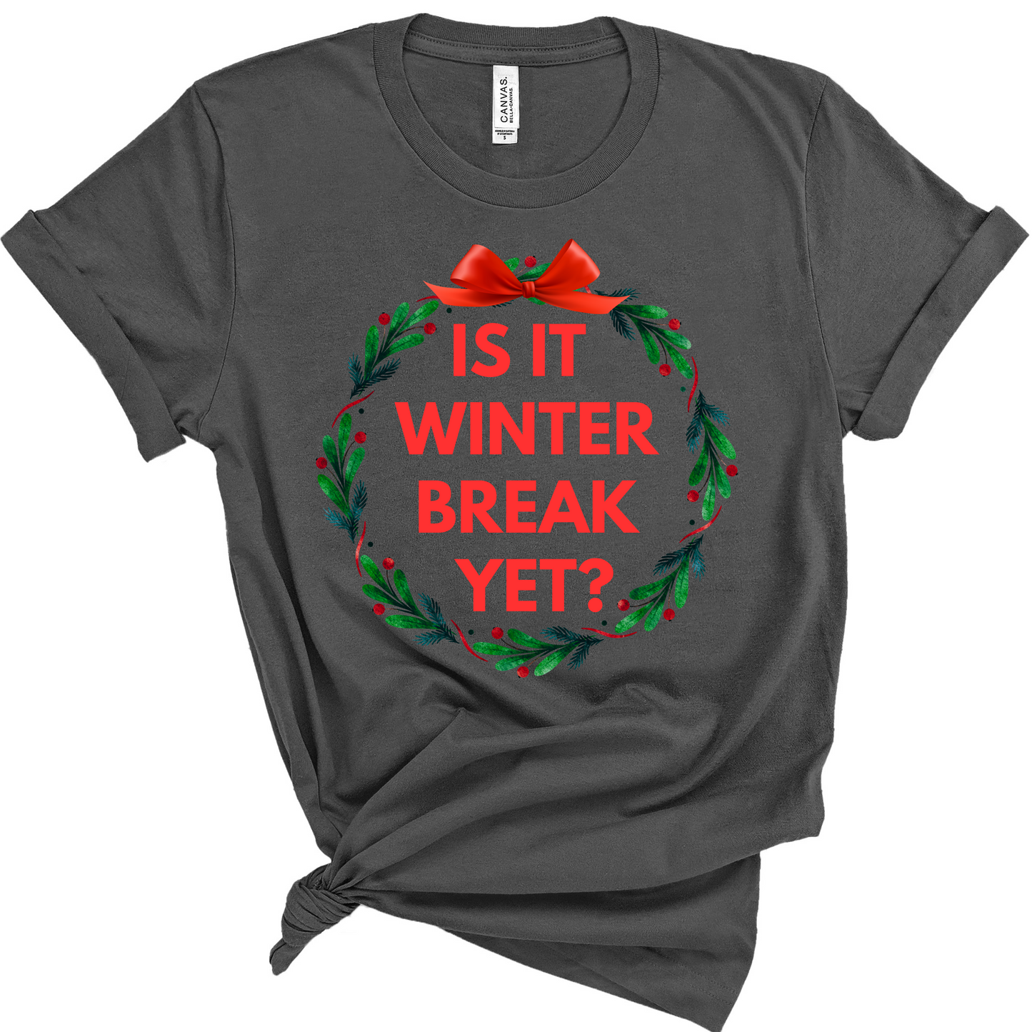 teacher shirt is it winter break yet gift