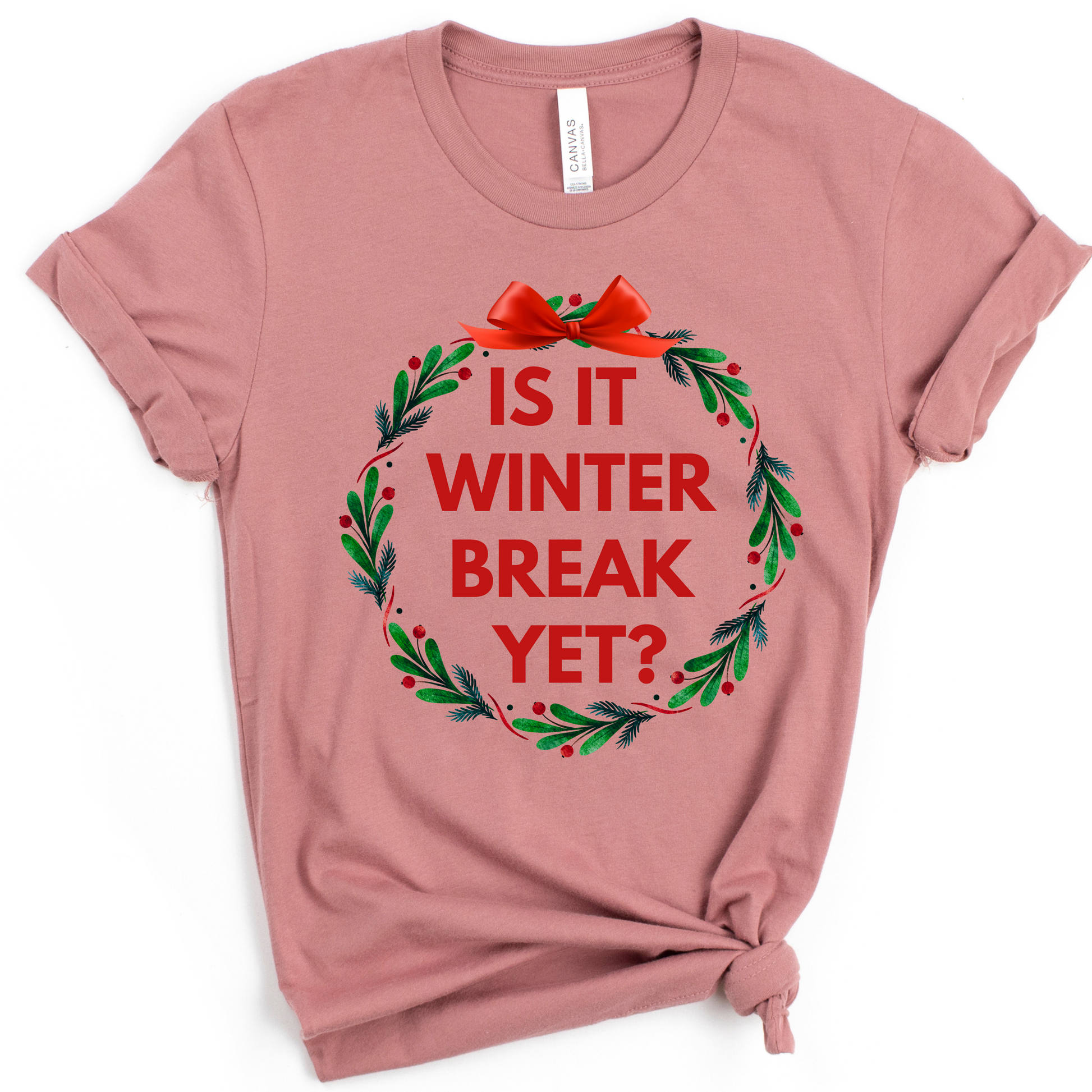 teacher shirt is it winter break yet gift 