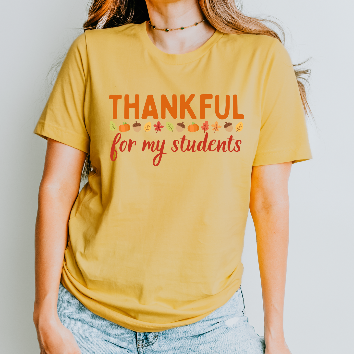 Thankful for my Students Thanksgiving Teacher Shirt